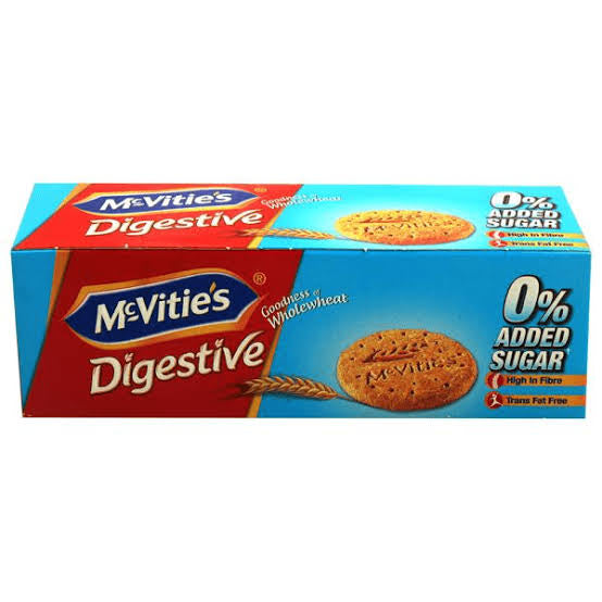 Mcvitie'S Digestive Biscuits 0% Added Sugar 150 Gm