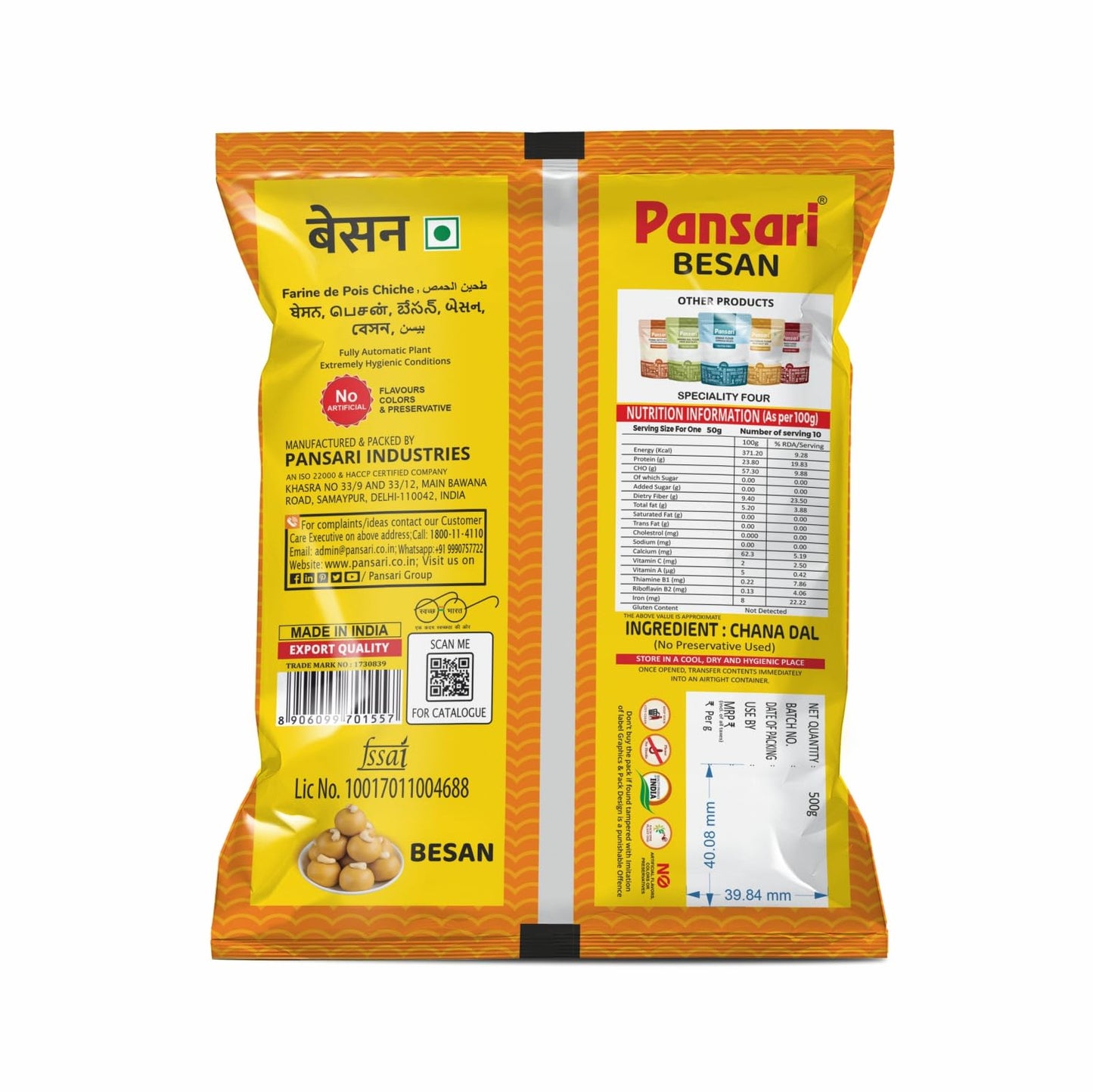 Pansari besan 500 g
