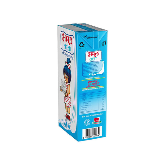 Amul Taaza Homogenised Toned Milk 1l