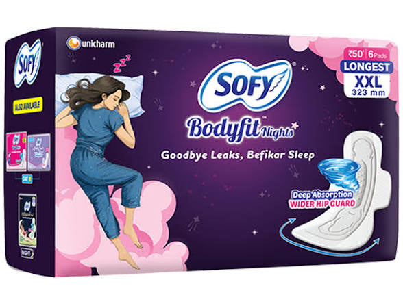 Sofy BodyFit Nights GoodBye Leaks Befikar Sleep Xxl 6 packs