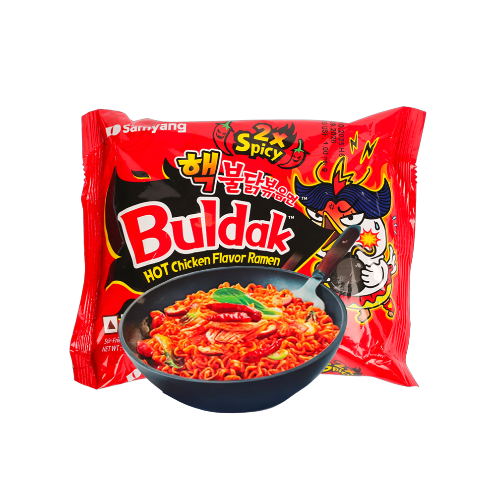 Samyang 2x Spicy Ramen Instant Noodles - Hot Chicken Flavour