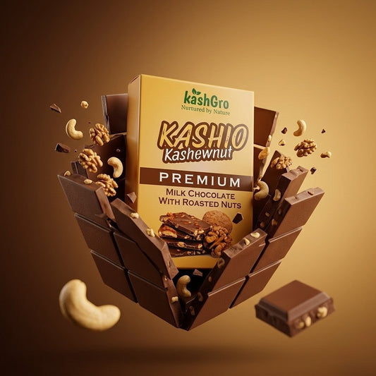 Kashio Kashewnut Premium Milk Chocolate With Nuts