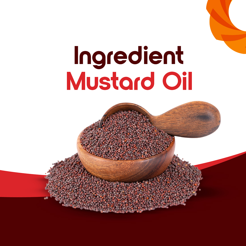 Fortune Premium Kachi Ghani Pure Mustard Oil (910 g)