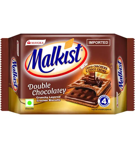 Malkist , Double Chocolate, Sandwich Crackers 72g