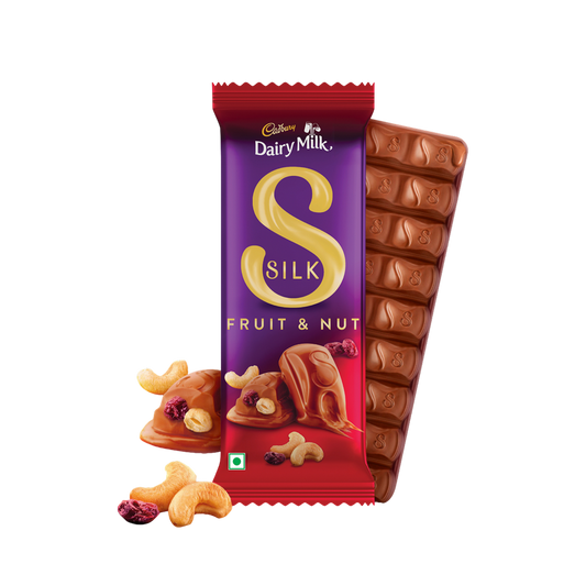 Cadbury Dairy Milk Silk Fruit & Nut Small Milk Chocolate Bar